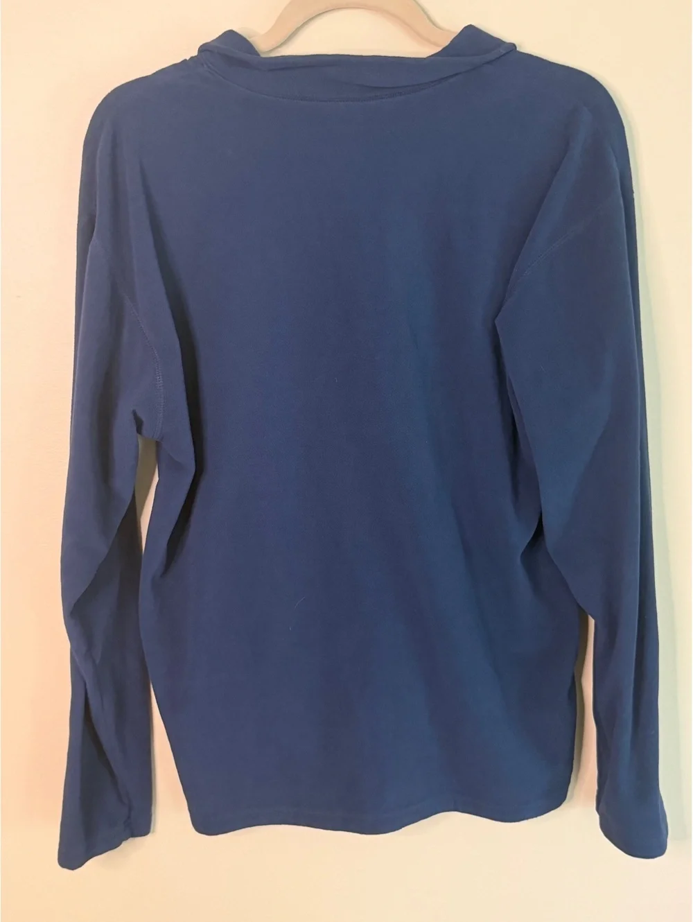 The North Face Men's Navy Blue Half-Zip Fleece Pullover Medium